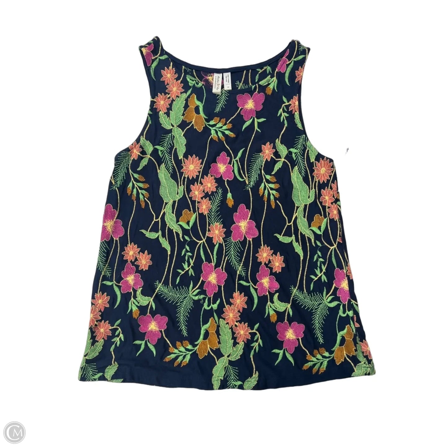 Top Sleeveless By Anthropologie In Floral Print, Size: M