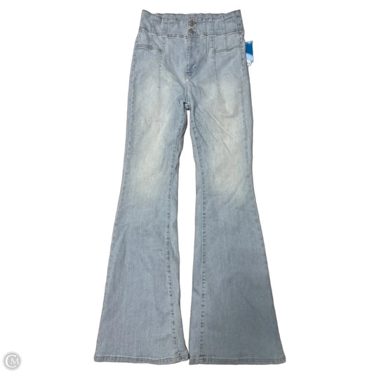 Jeans Flared By Free People In Blue Denim, Size: 10