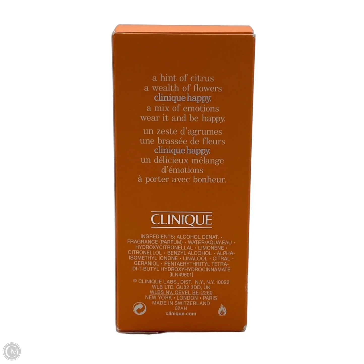 Clinique Happy 1.0 oz. Parfum Designer Fragrance