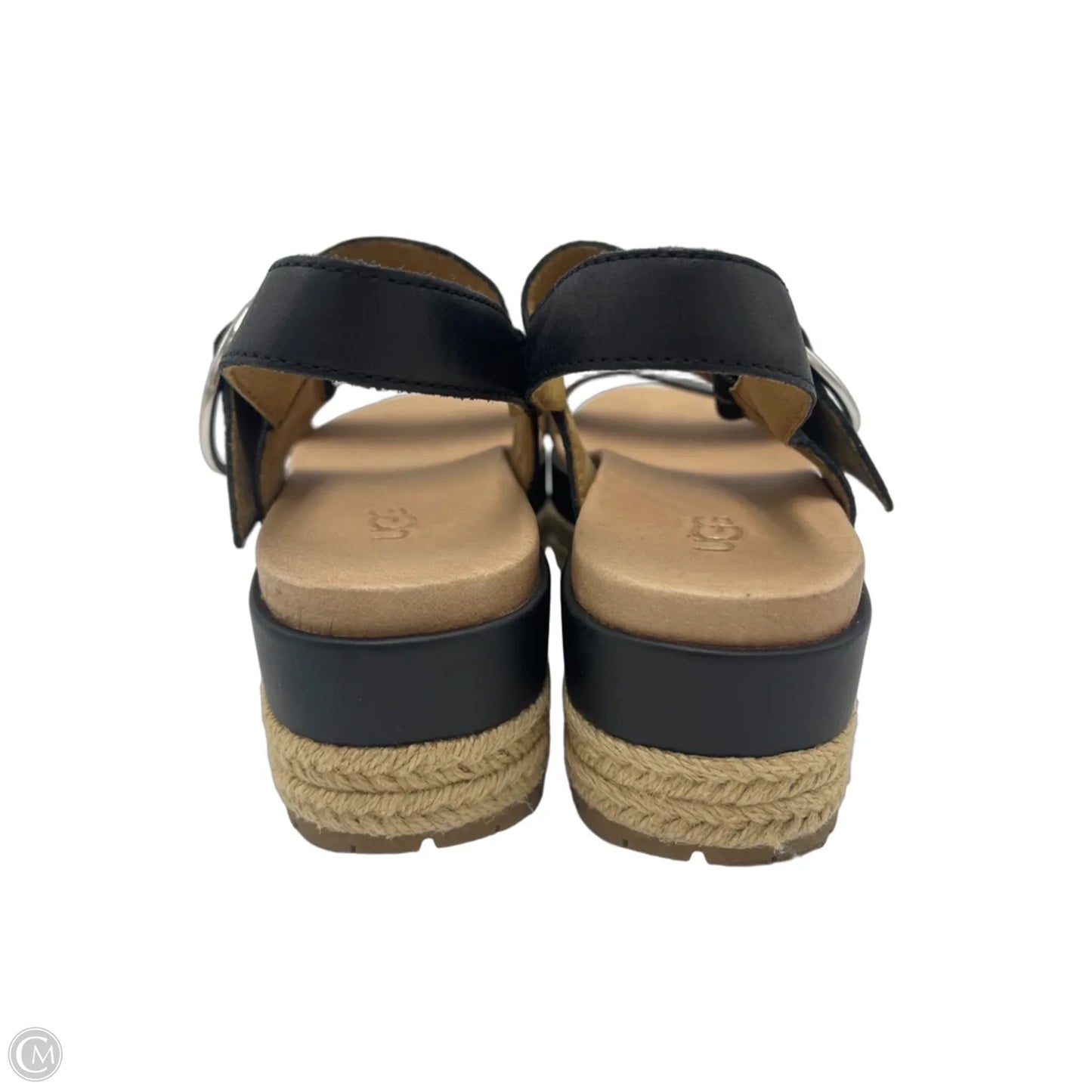 Sandals Designer By UGG In Black, Size: 6