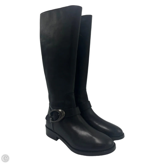 Boots Designer By Coach In Black, Size: 5
