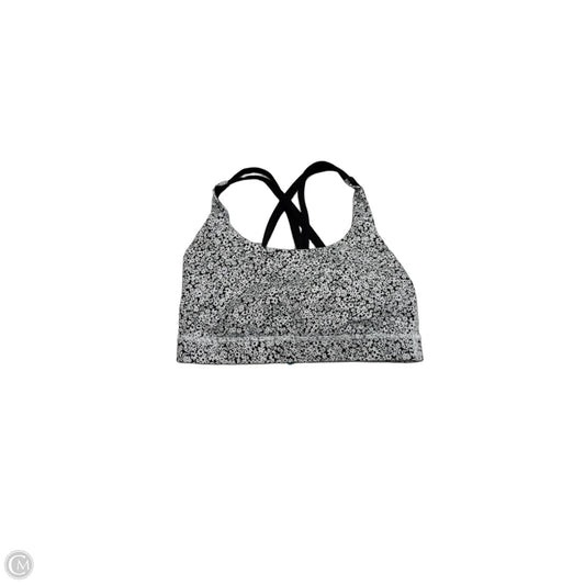 Athletic Bra By Lululemon In Floral Print, Size: S