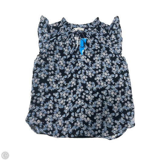 New! Top Short Sleeve By Loft In Floral Print, Size: M