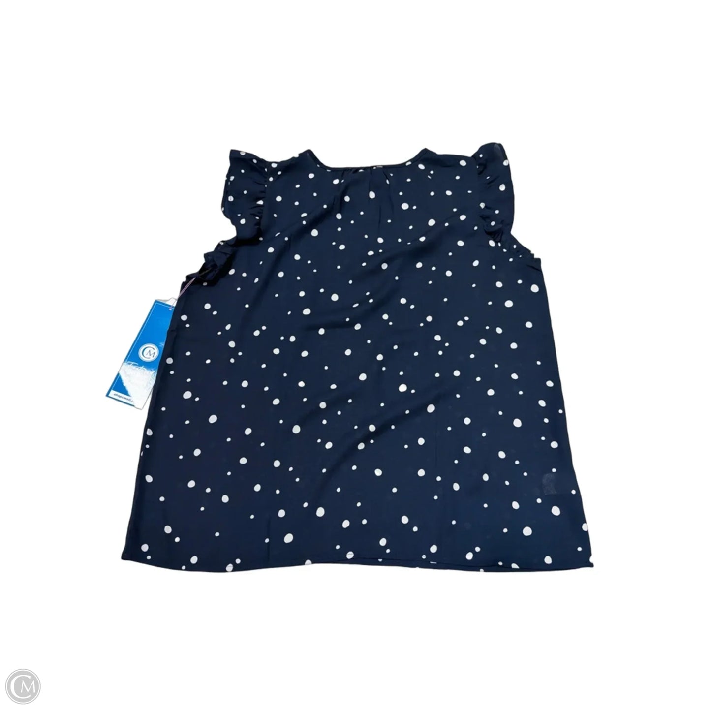 New! Top Sleeveless By Loft In Polkadot Pattern, Size: S