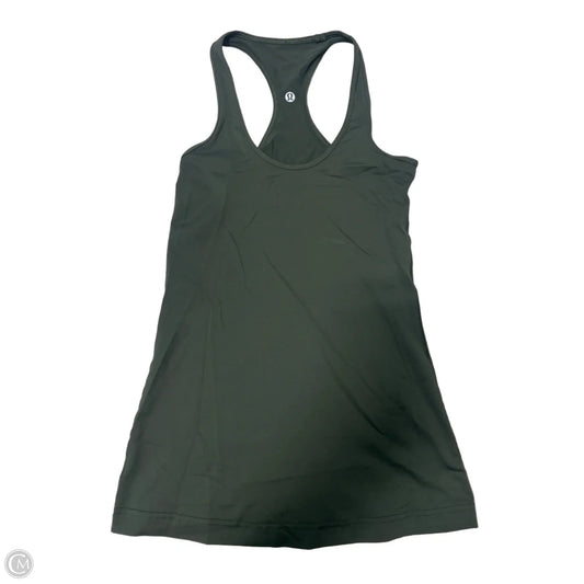 Athletic Tank Top By Lululemon In Green, Size: S
