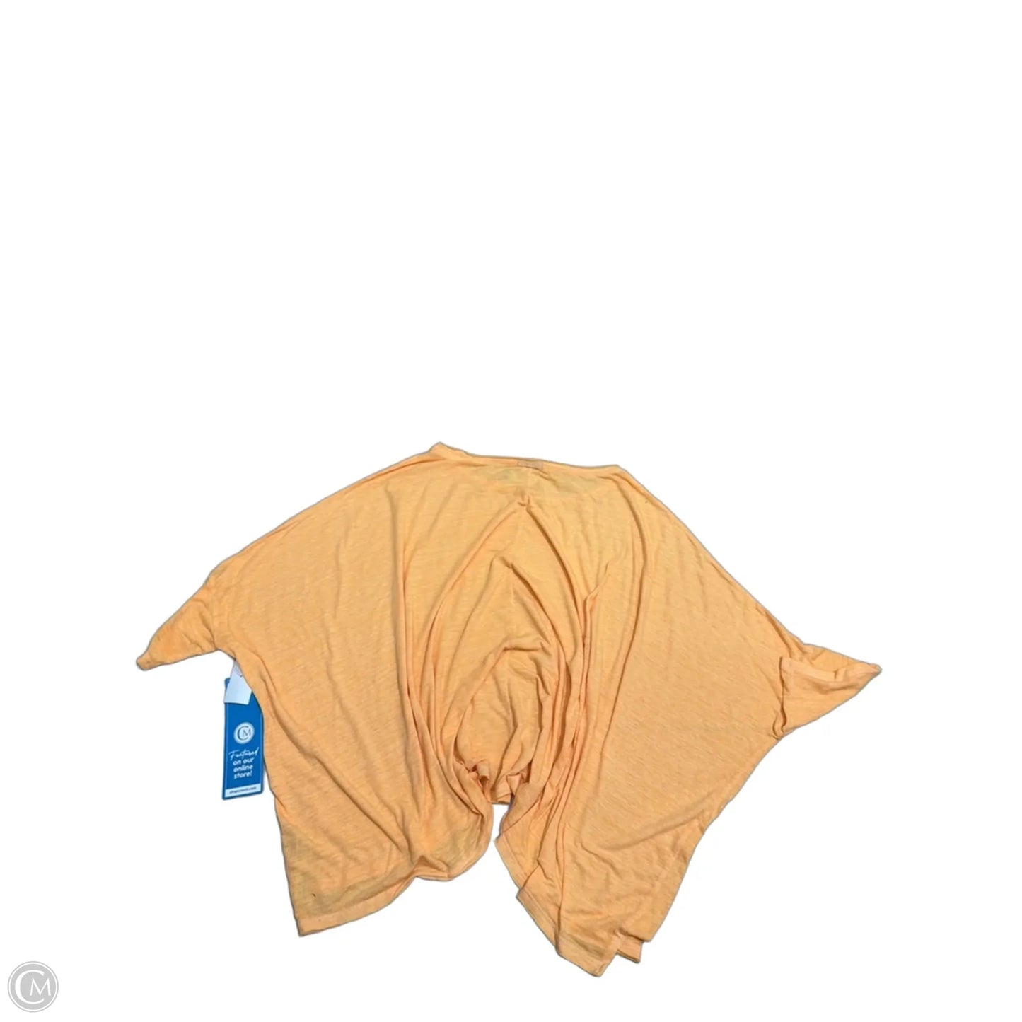 Top Short Sleeve By Free People In Orange, Size: L