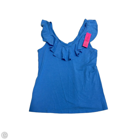 New! Top Sleeveless Designer By Lilly Pulitzer In Blue, Size: S