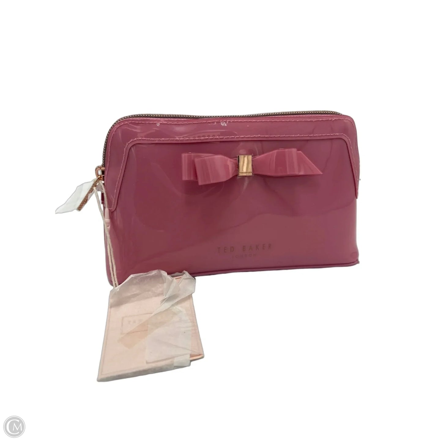 New! Makeup Bag Accessory Label By Ted Baker,