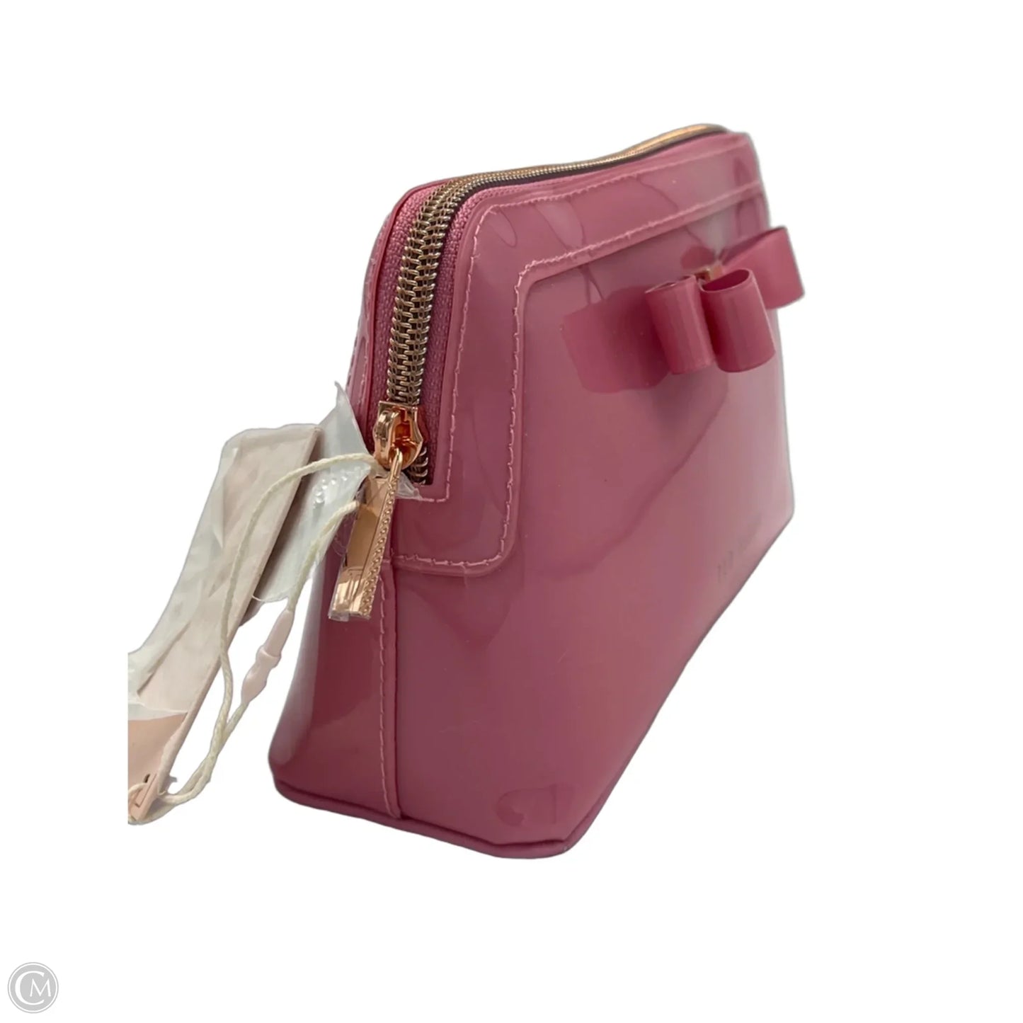 New! Makeup Bag Accessory Label By Ted Baker,