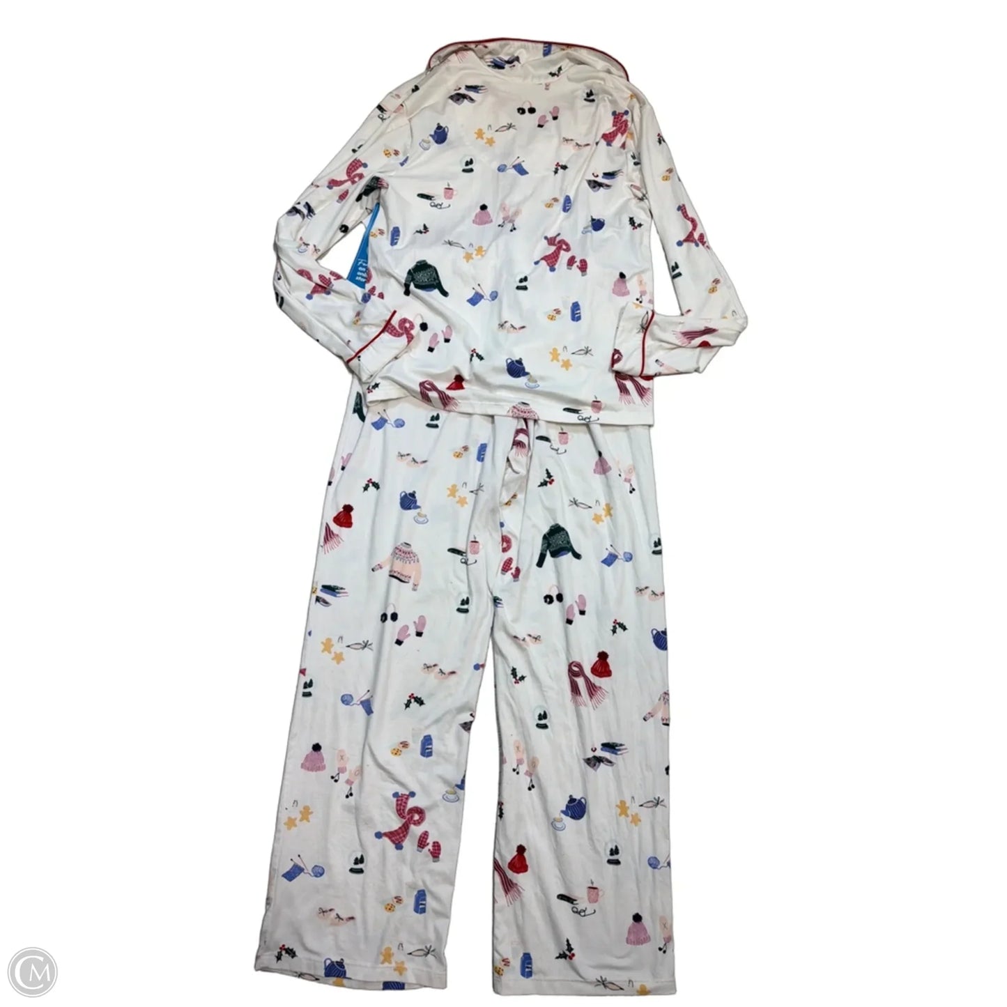 Pajamas Designer By Kate Spade In White, Size: M