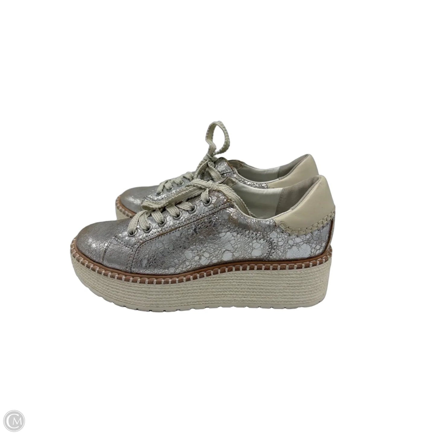 Shoes Athletic By Dolce Vita In Silver, Size: 7.5