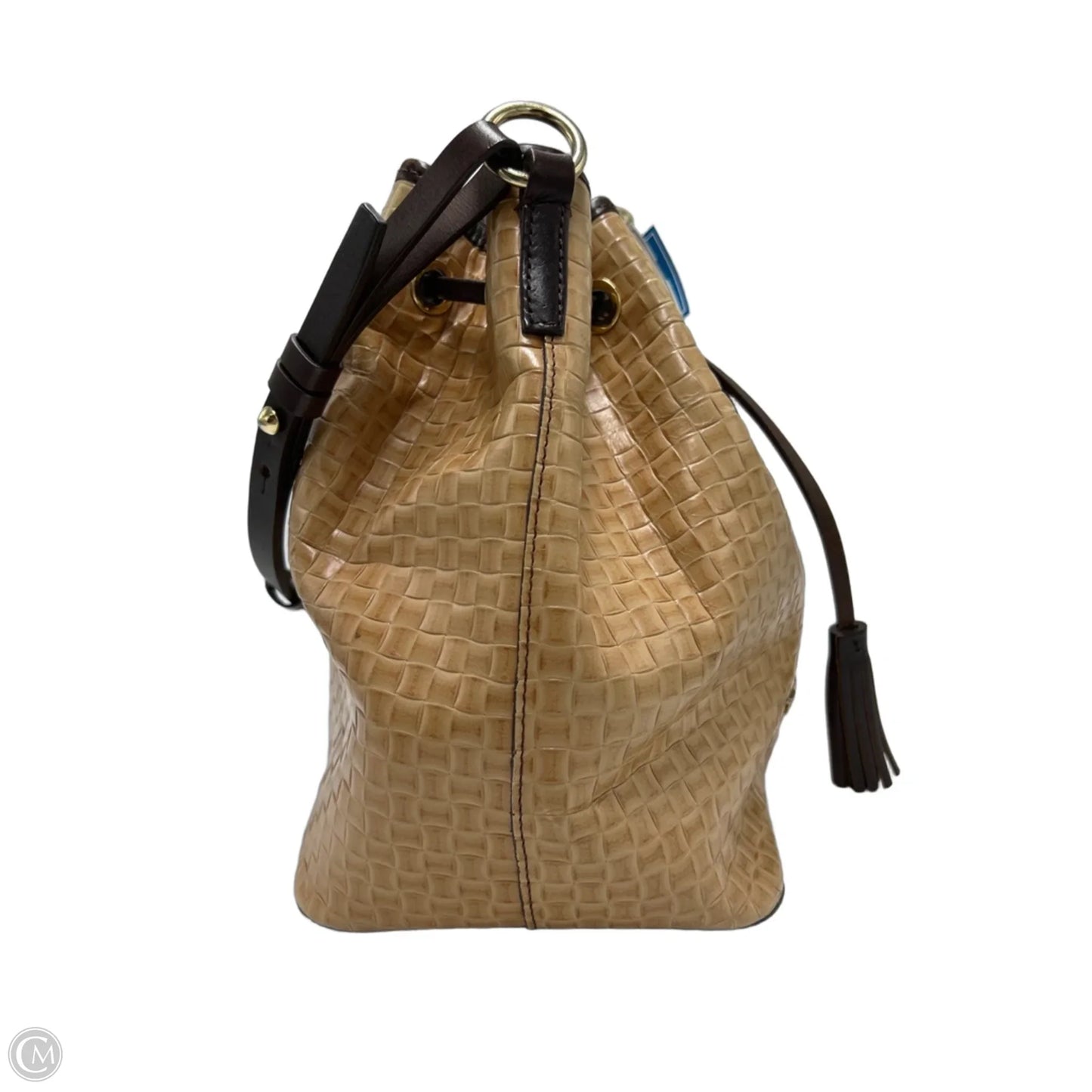 Dooney And Bourke Embossed Designer Bucket Handbag