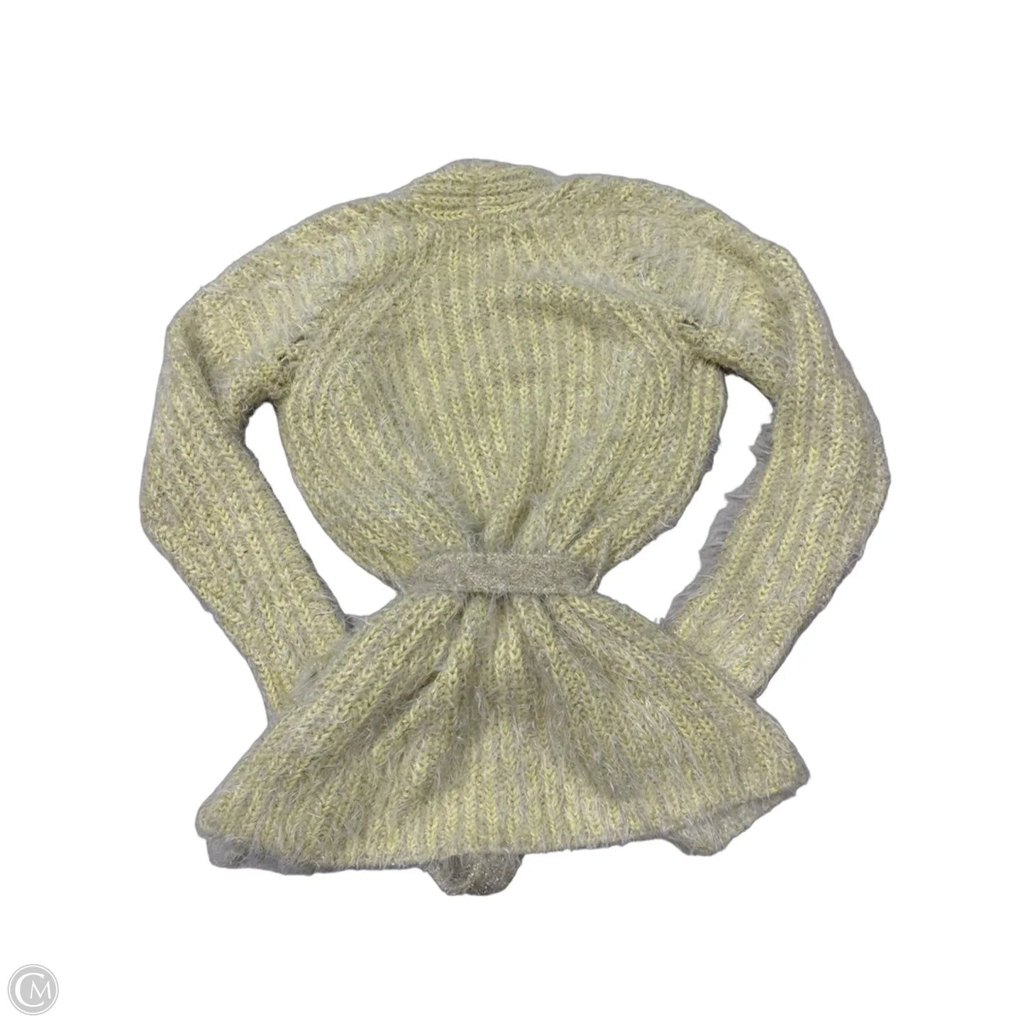 Sweater Cardigan By Anthropologie In Yellow, Size: Xs