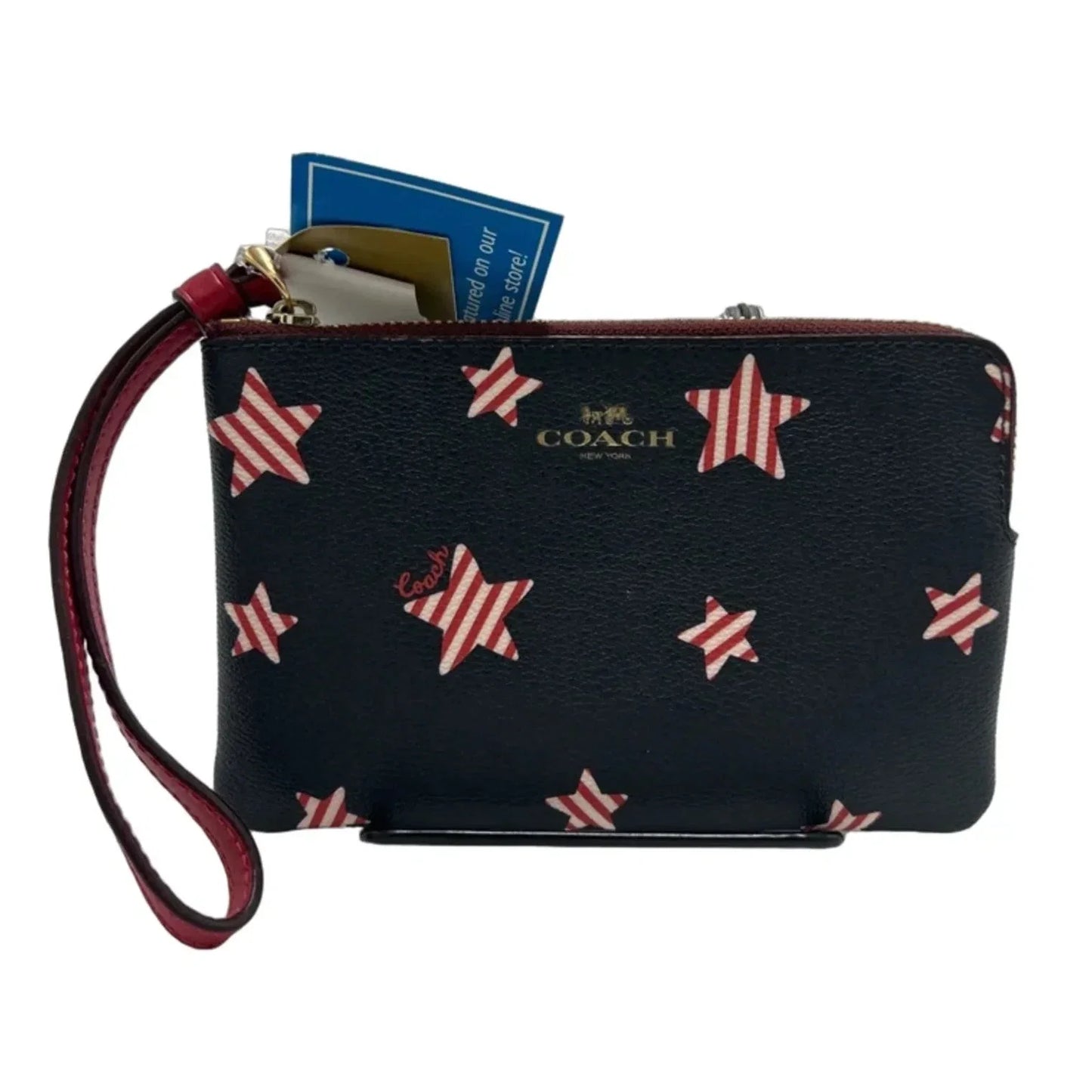 Coach American Star Print Designer Wristlet