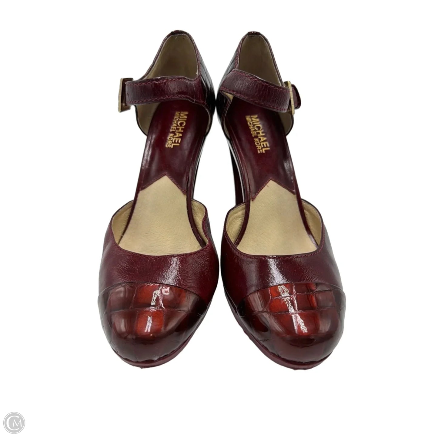Shoes Designer By Michael Kors In Red, Size: 9