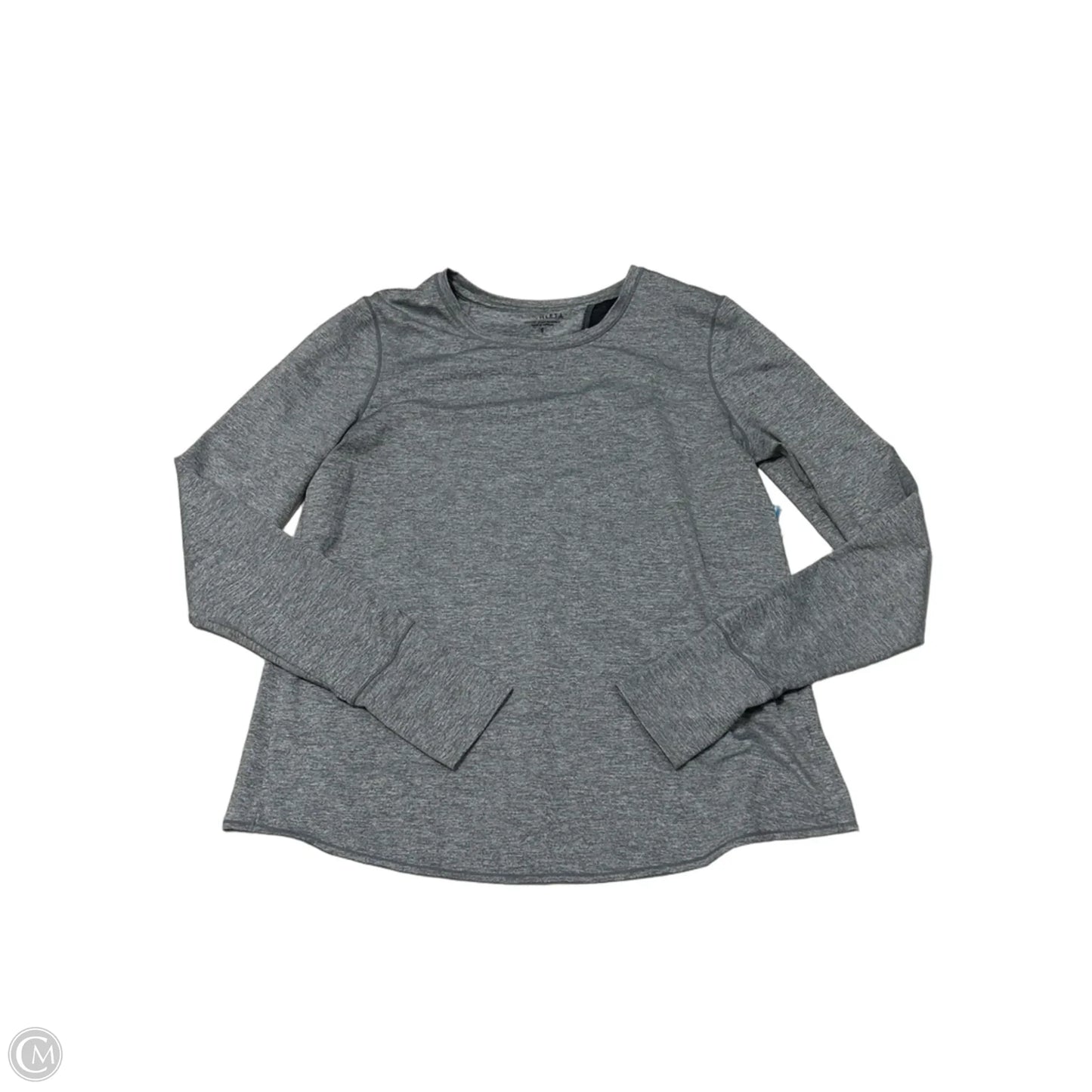 Athletic Top Long Sleeve Crewneck By Athleta In Grey, Size: S