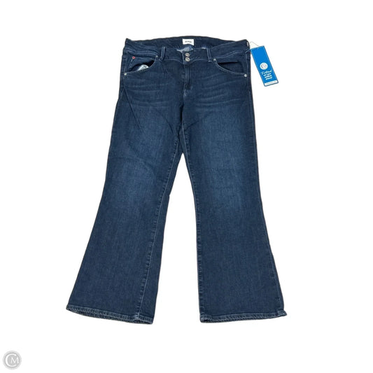 Jeans Wide Leg By Hudson In Blue Denim, Size: 12