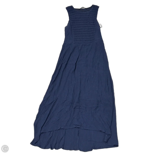 Dress Casual Midi By Zara Basic In Navy, Size: S