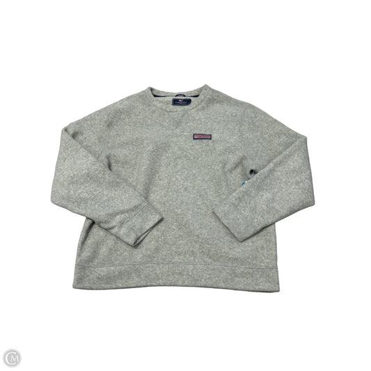Sweatshirt Crewneck By Vineyard Vines In Grey, Size: L