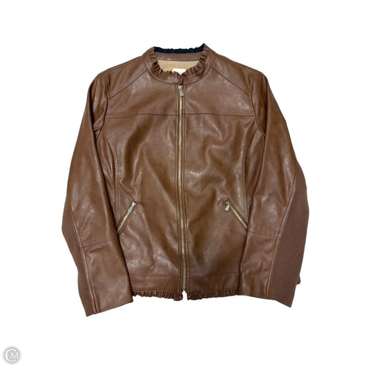 Blazer By Chicos In Brown, Size: L