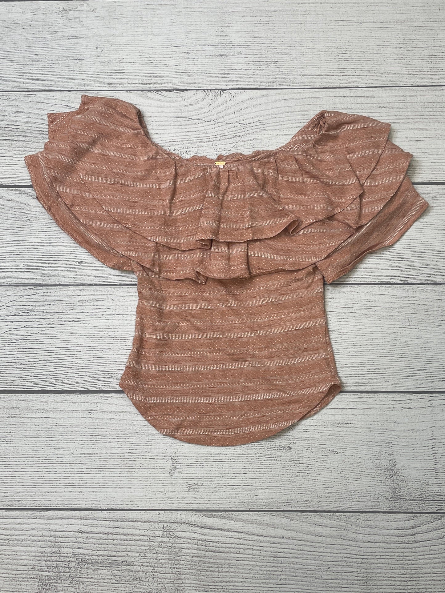 Orange Top Short Sleeve Free People, Size S