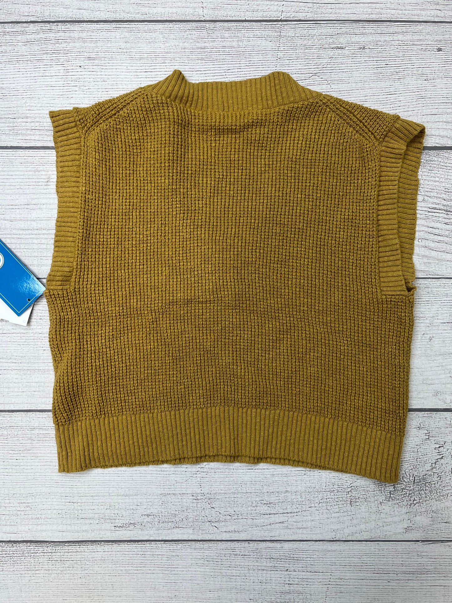 Mustard Vest Sweater Madewell, Size M