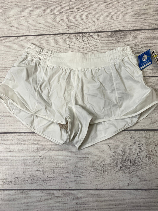 White Athletic Shorts Lululemon, Size M