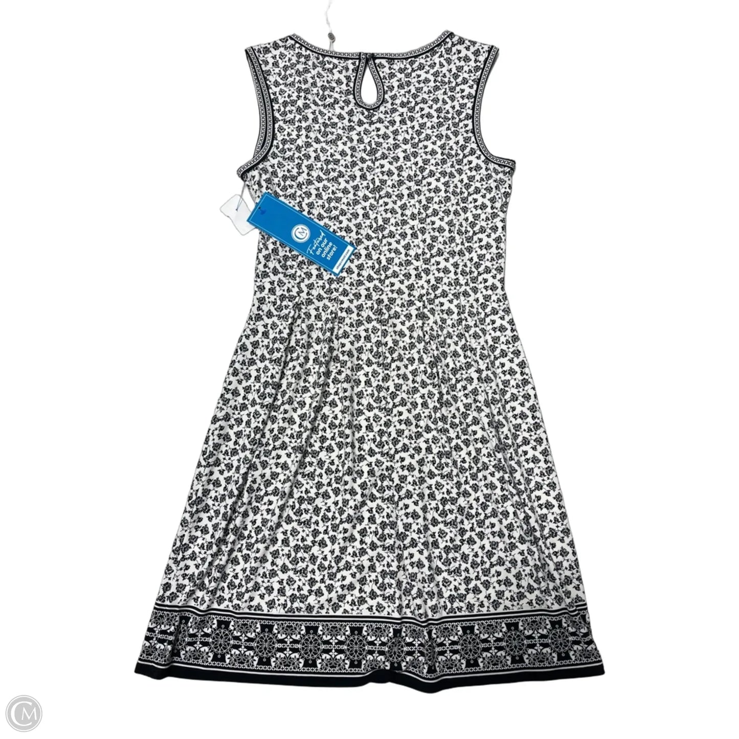 New! Dress Casual Midi By Max Studio In Black & White, Size: M
