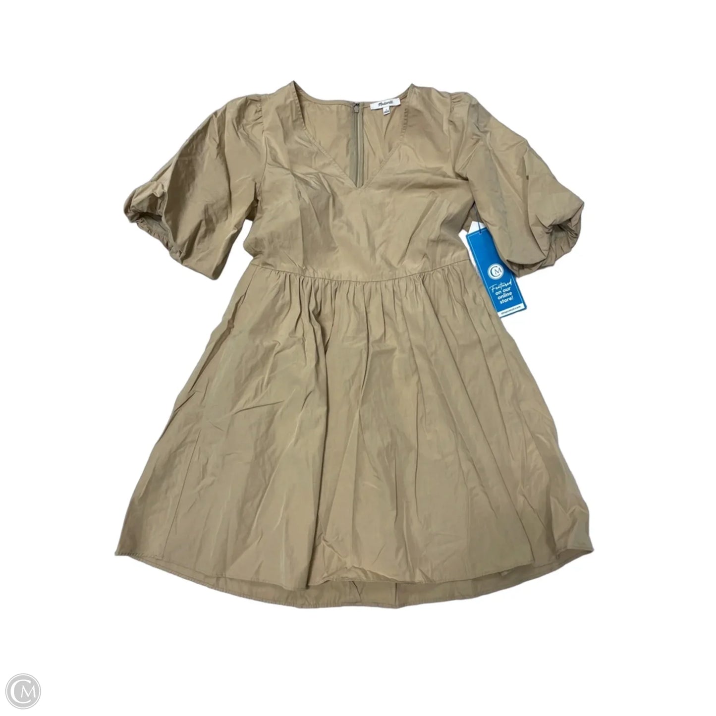 Dress Casual Midi By Madewell In Brown, Size: S