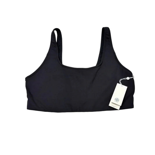 New! Compression Scoop Bra By Tory Burch In Black, Size: Xl