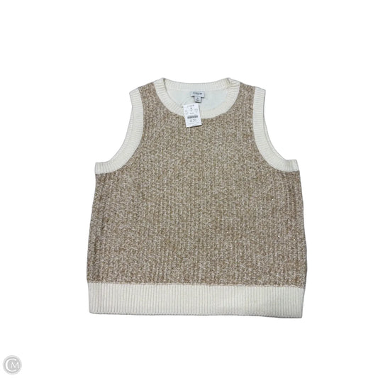 New! Vest Sweater By J. Crew In Beige, Size: S