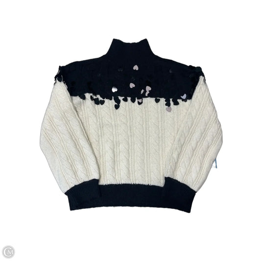 New! Sweater By Maeve In Black & White, Size: Xs