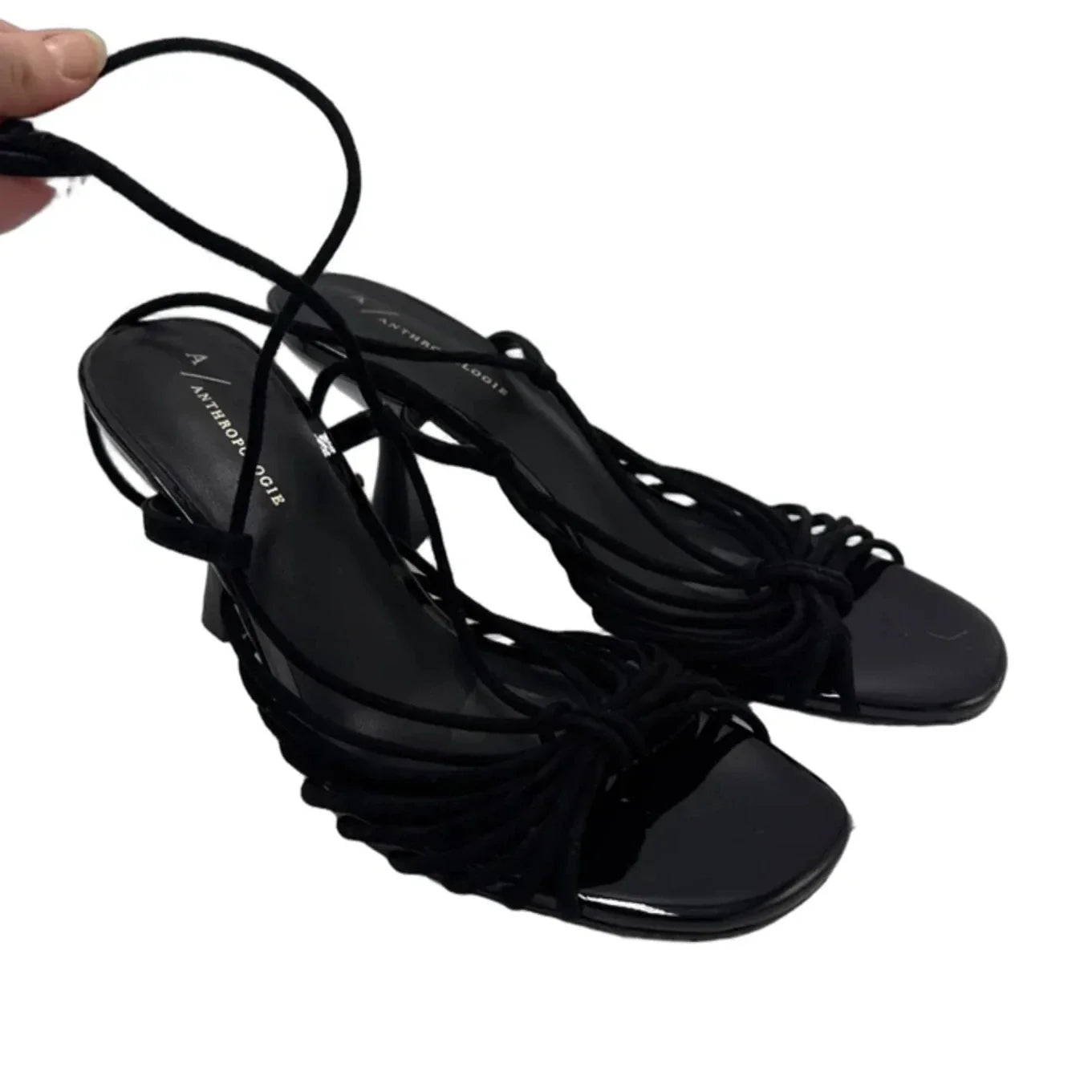 Shoes Heels Kitten By Anthropologie In Black, Size: 7