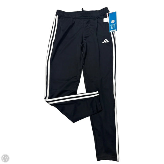Athletic Pants By Adidas In Black & White, Size: M