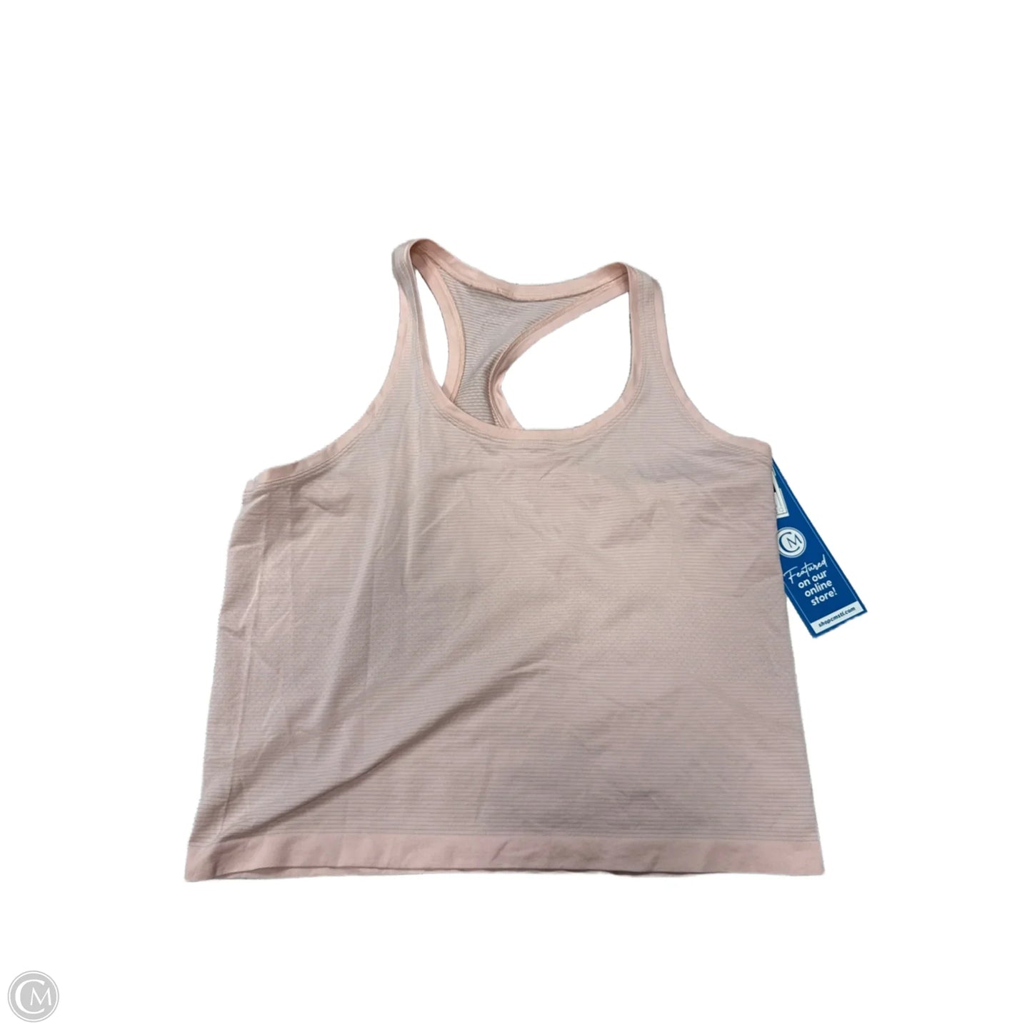 Athletic Tank Top By Lululemon In Pink, Size: M/10