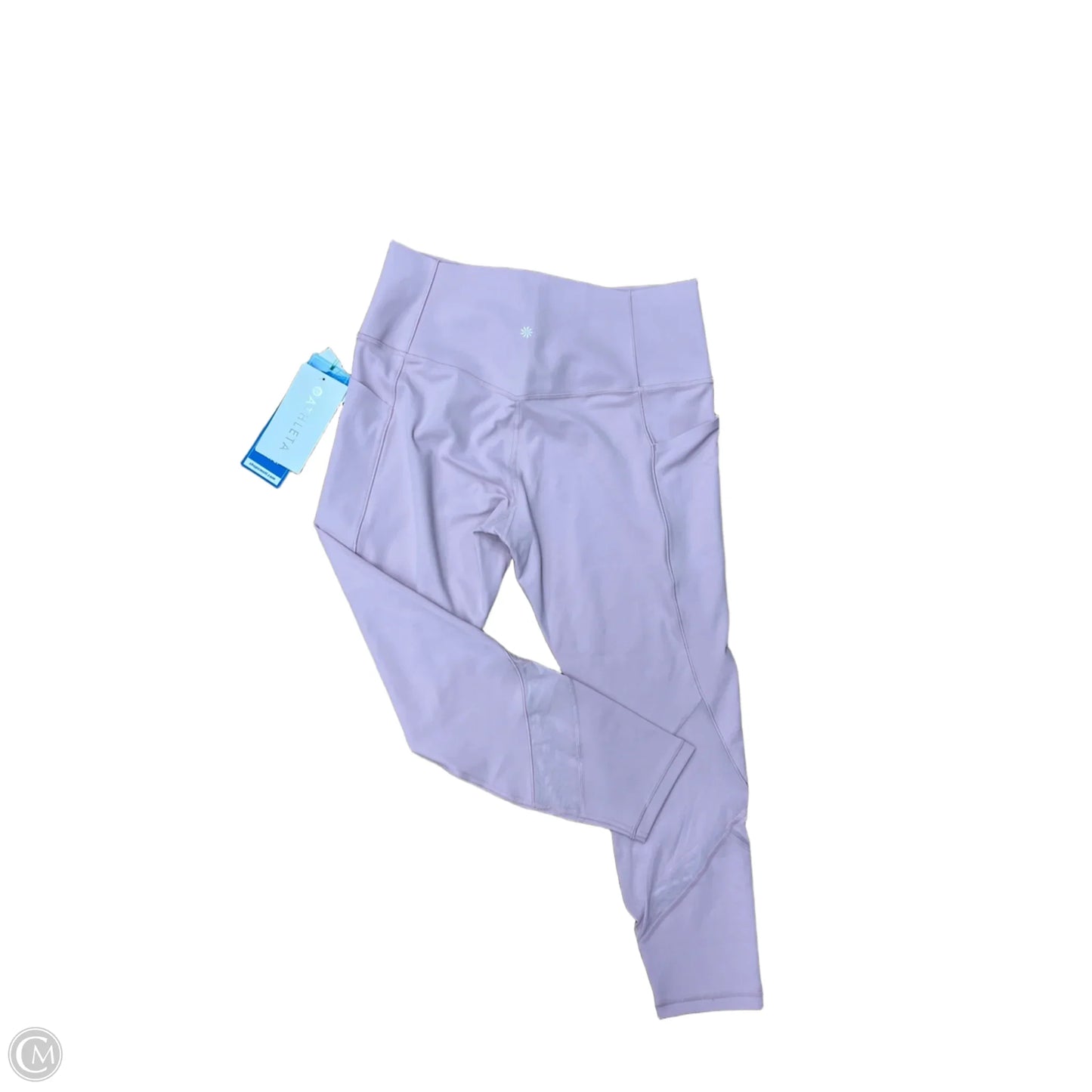 Athletic Leggings By Athleta In Pink, Size: L