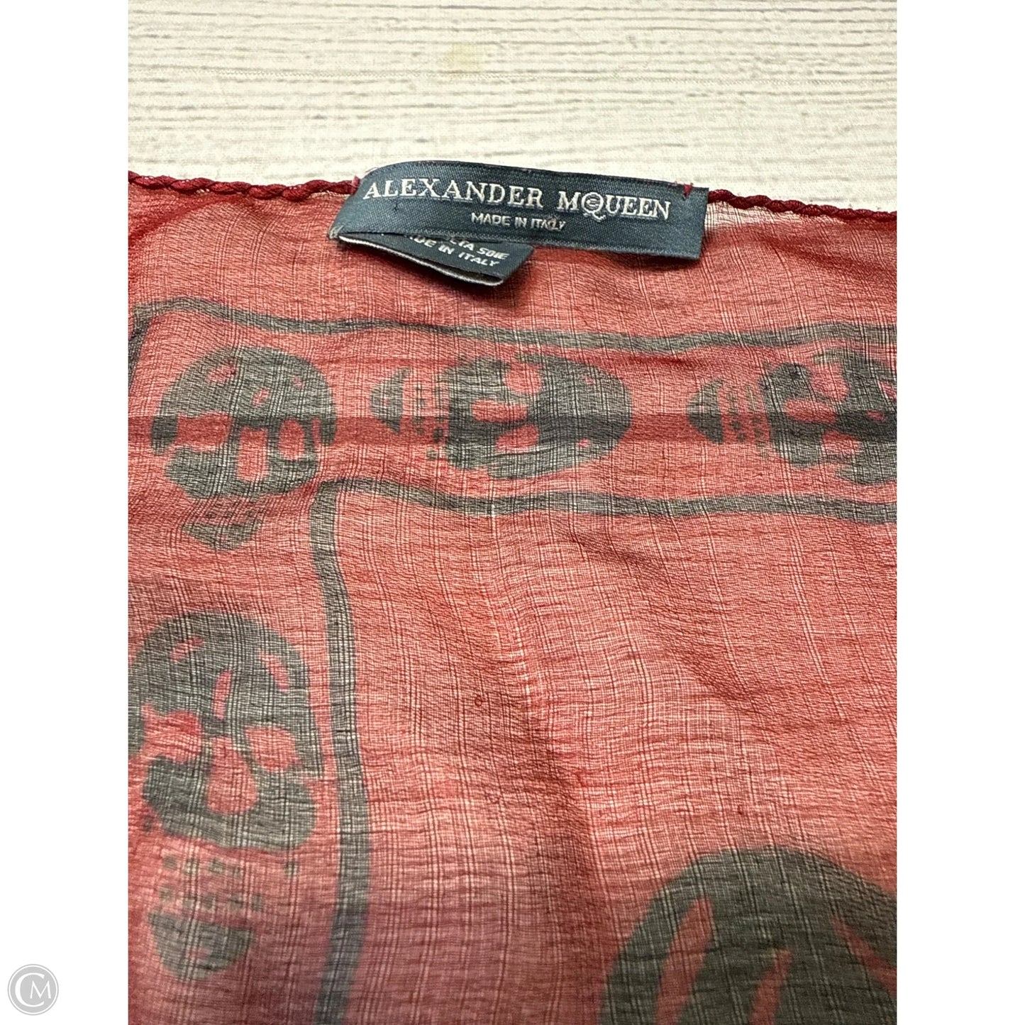 Alexander McQueen Skull Foulard Luxury Designer Scarf