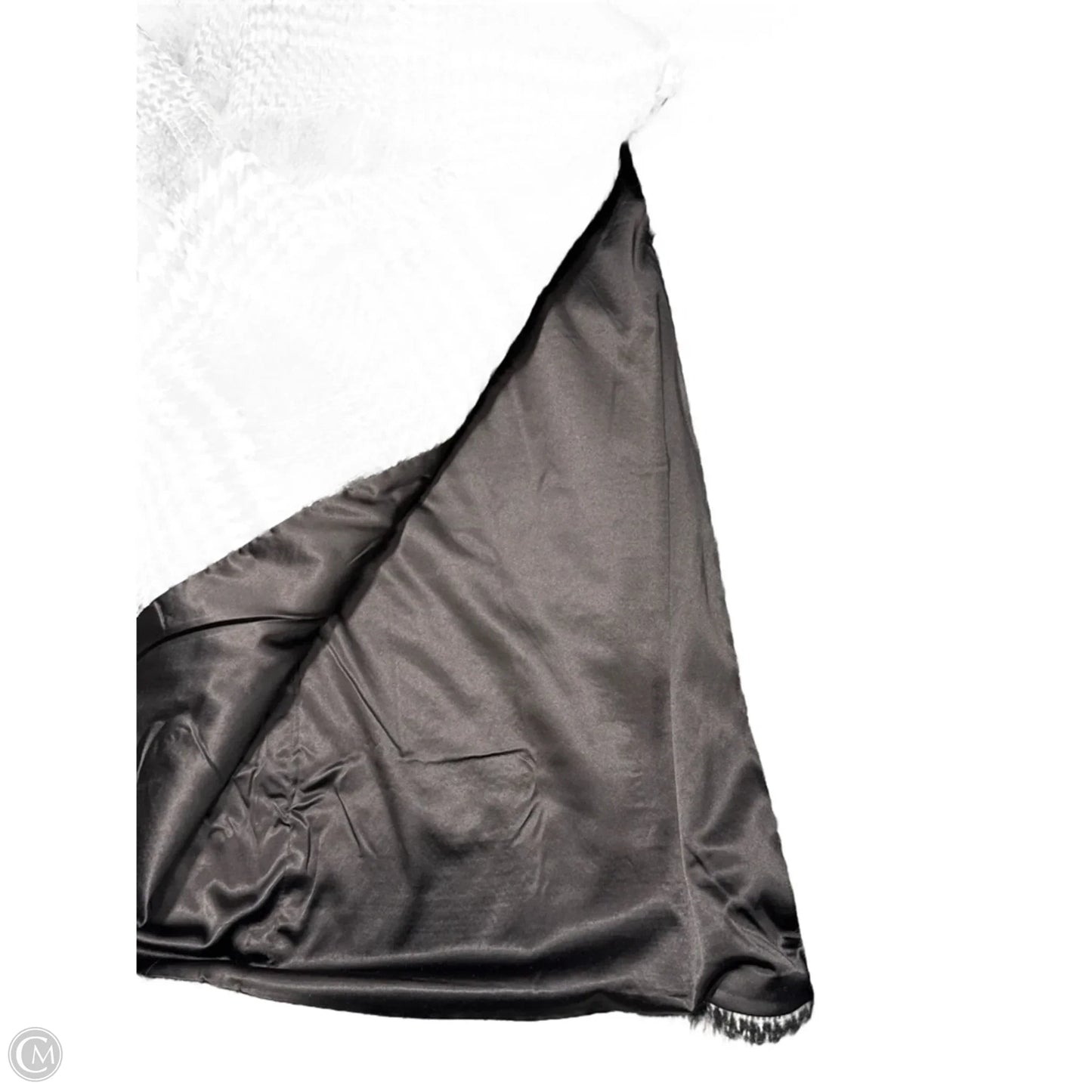 New! Coat Peacoat By Baltic Born In Grey & White, Size: L