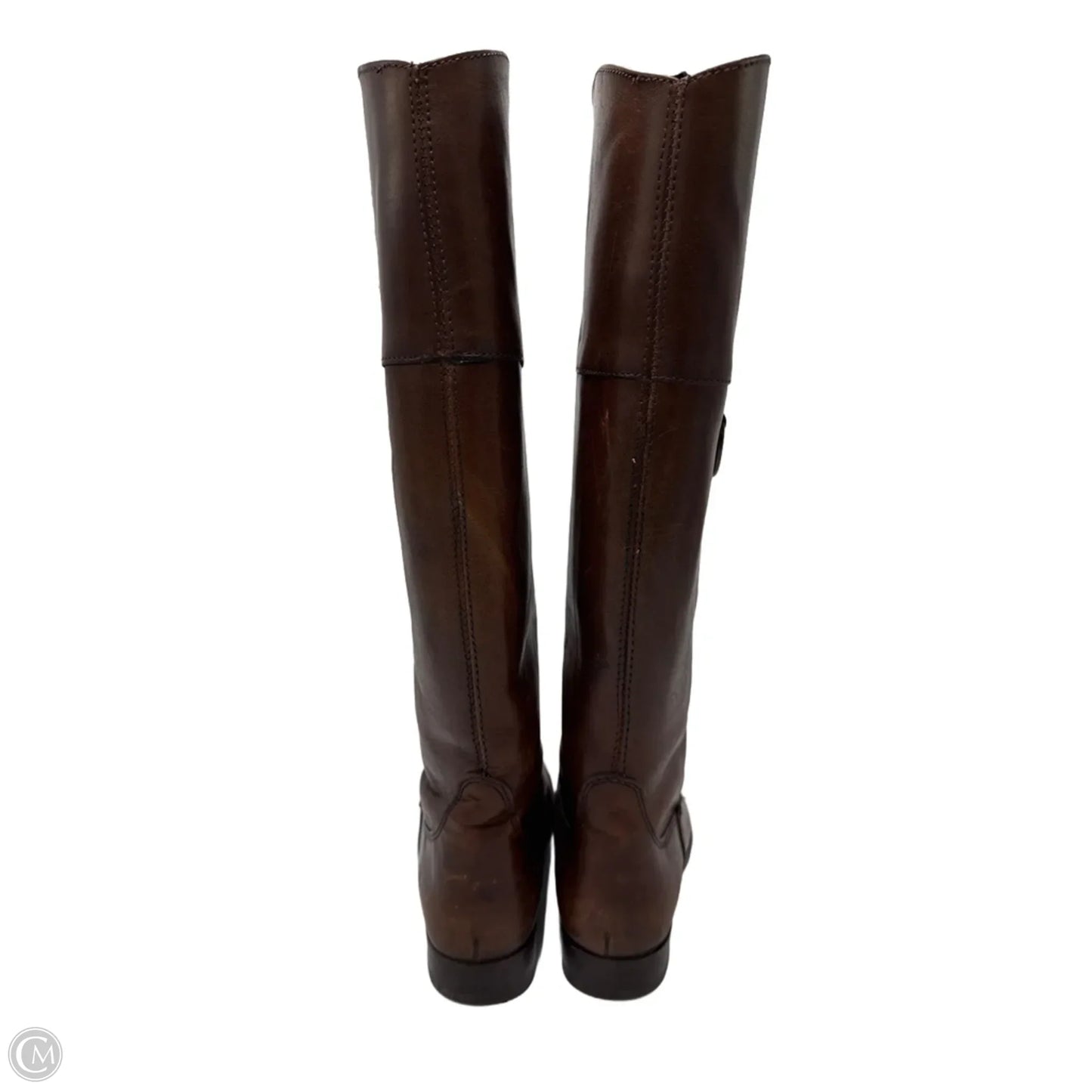 Boots Designer By Frye In Brown, Size: 5.5