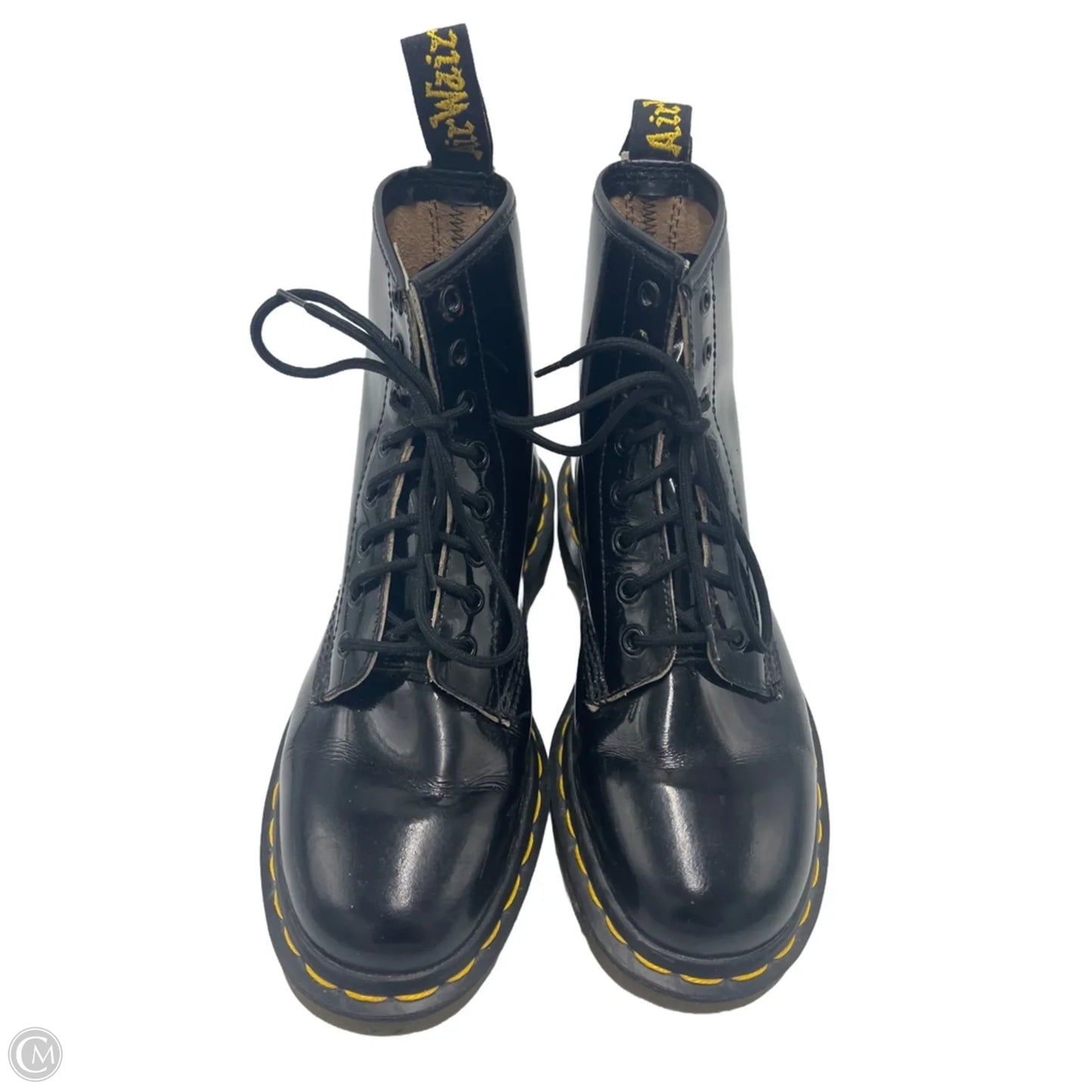 Boots Ankle Heels By Dr Martens In Black, Size: 6
