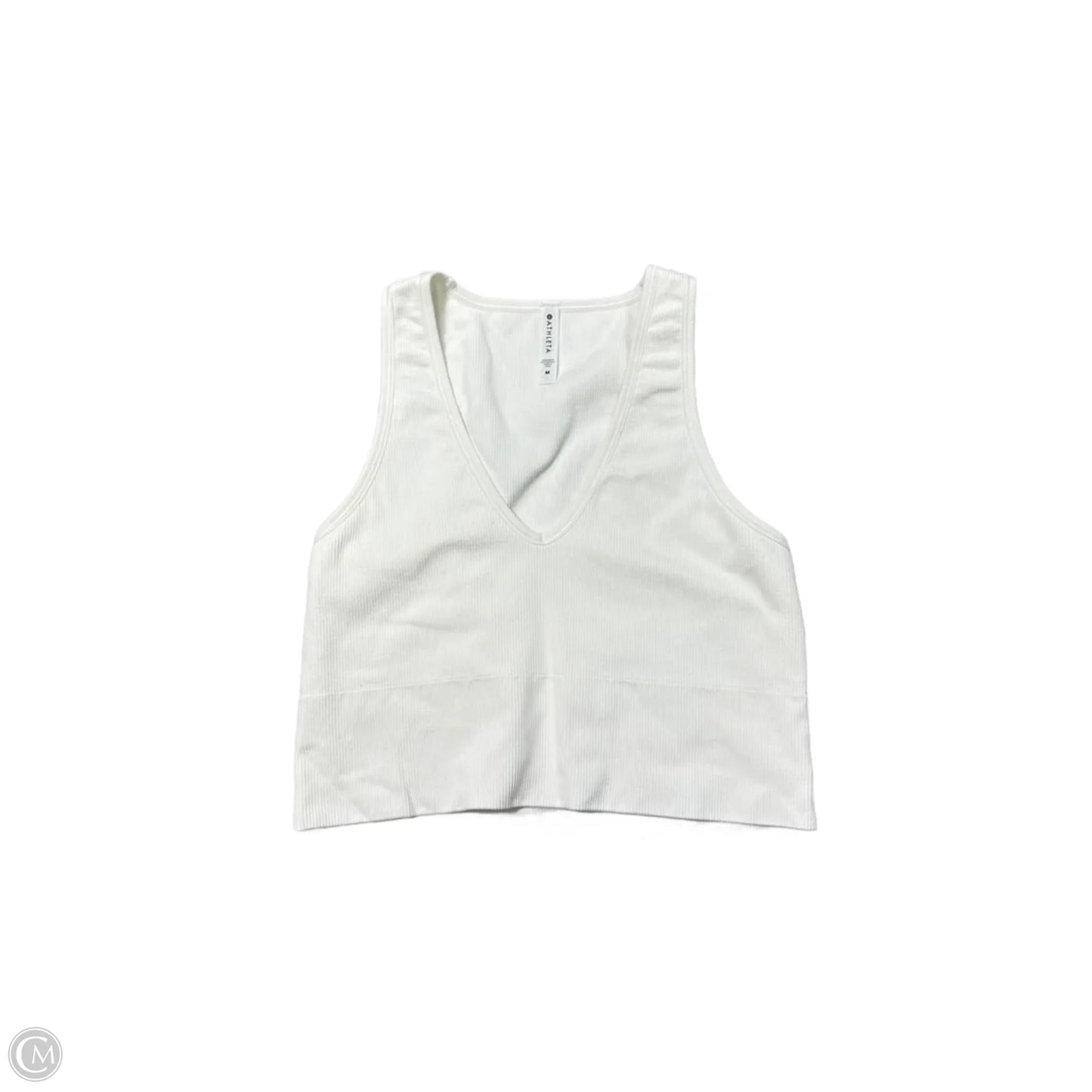Athletic Tank Top By Athleta In White, Size: M