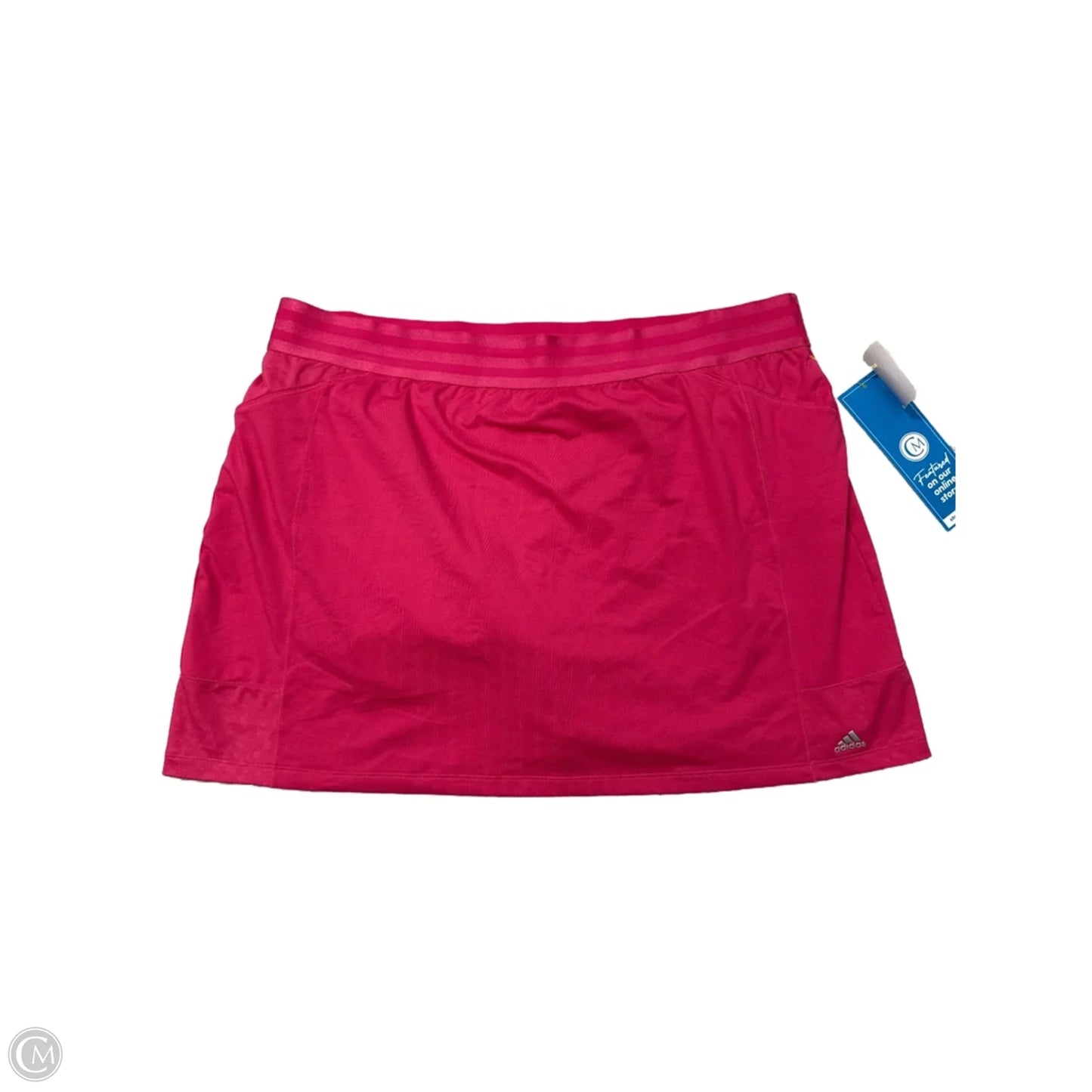 Athletic Skort By Adidas In Pink, Size: Xl