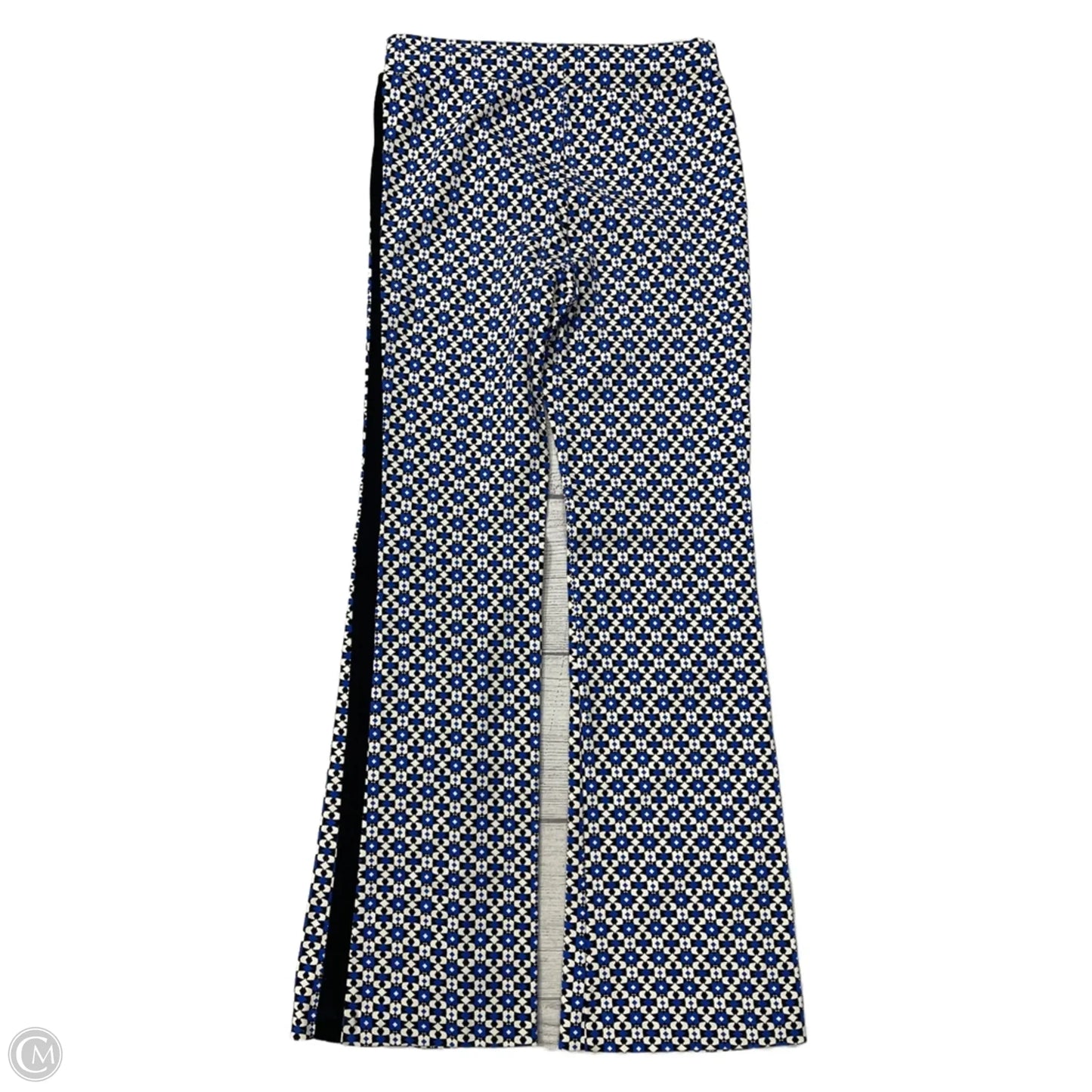 Pants Wide Leg By Maeve In Black & Blue, Size: S