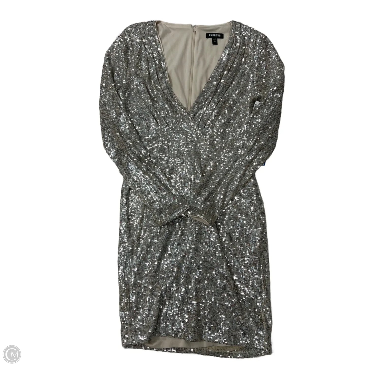 Dress Party Short By Express In Gold, Size: Xs