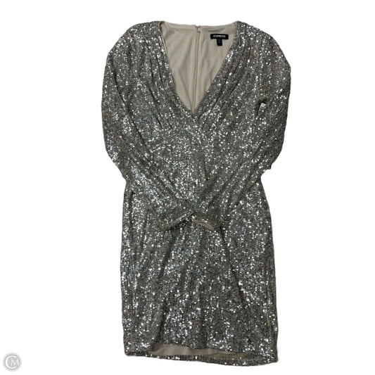 Dress Party Short By Express In Gold, Size: Xs