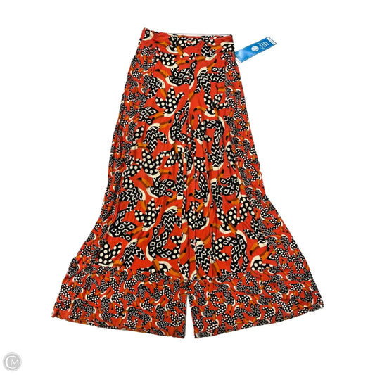 Pants Wide Leg By Farm Rio In Orange, Size: S