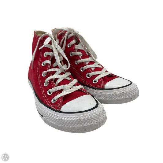 Shoes Sneakers By Converse In Red, Size: 7