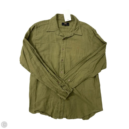 Blouse Designer By Frye In Green, Size: L