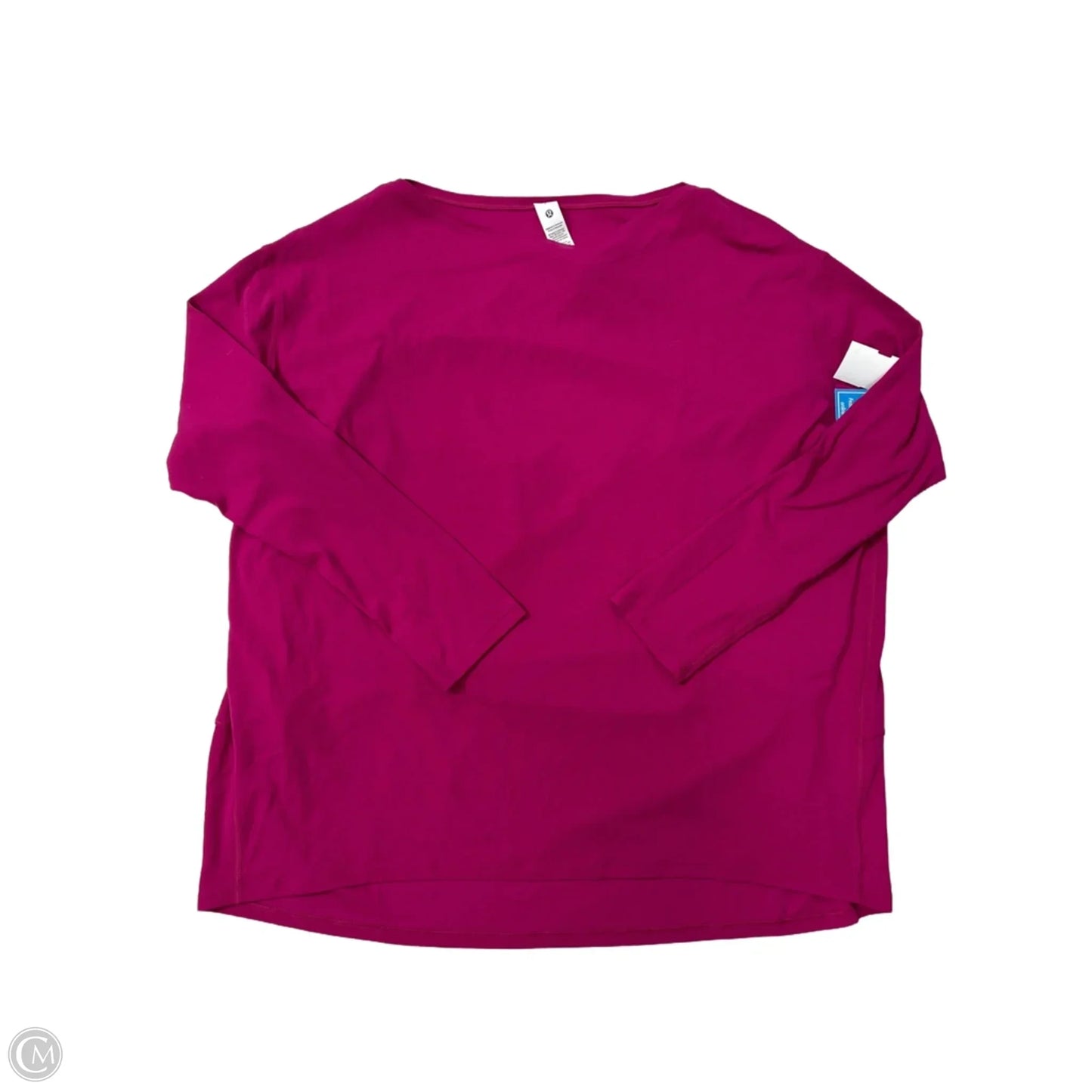 Top Long Sleeve By Lululemon In Pink, Size: 8