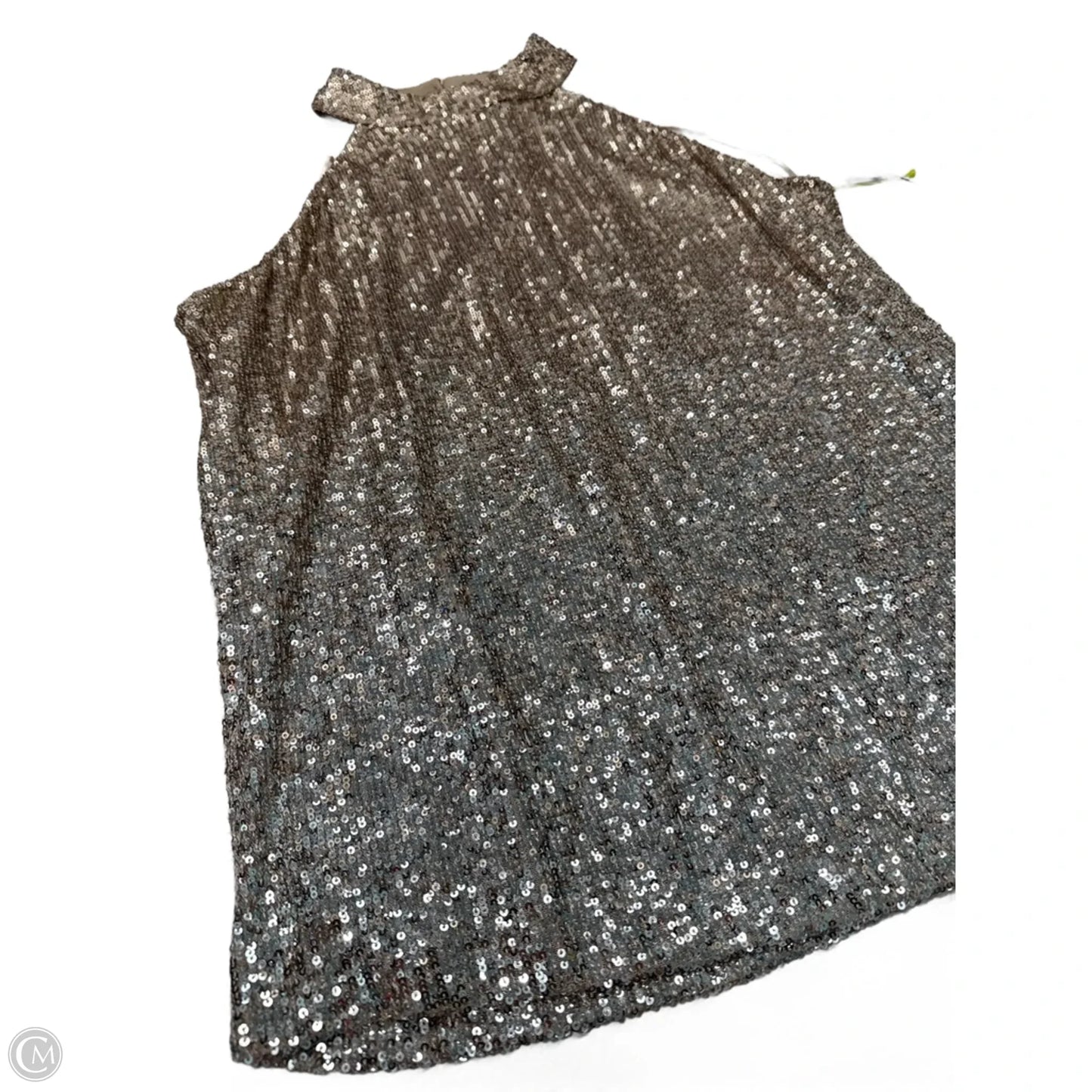 Top Sleeveless By Cable And Gauge In Gold, Size: L